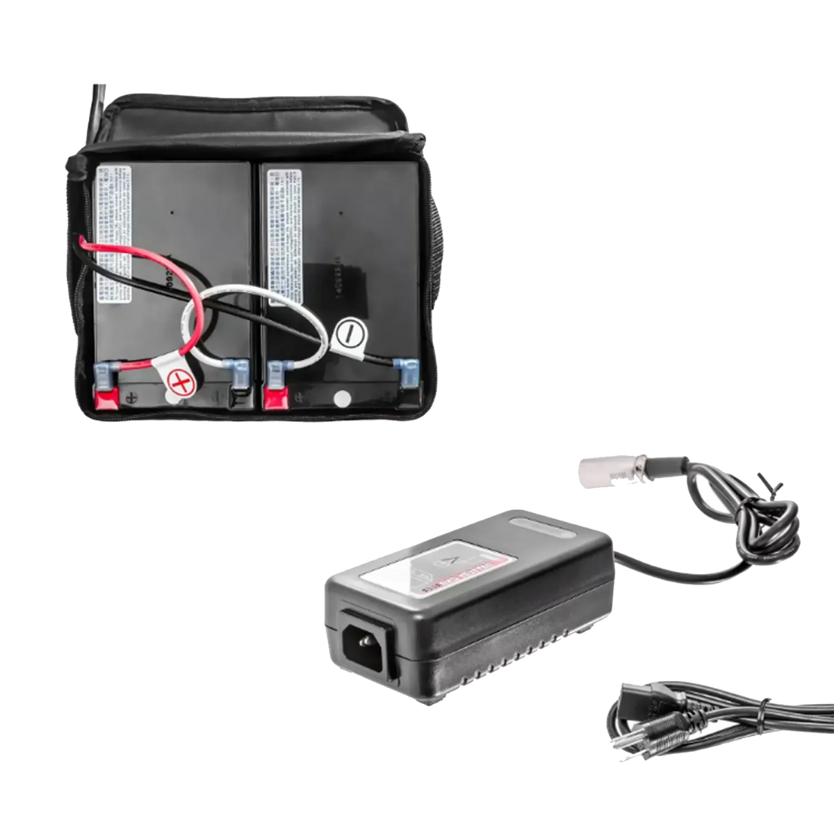 Luggie Lead-Acid Charger Cable, Wiring and Bag by FreeRiderUSA