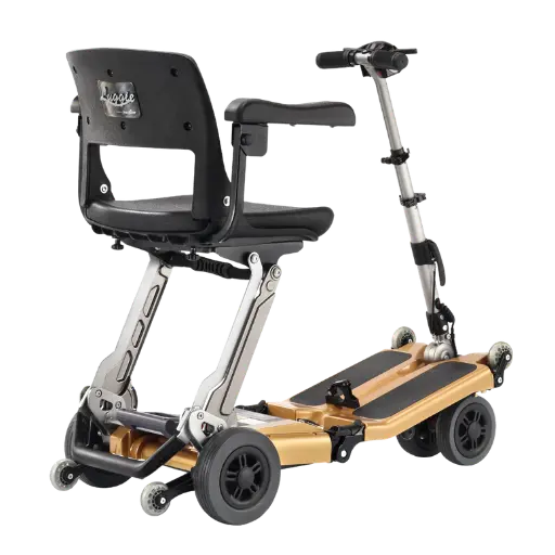 Luggie Golden Elite Folding Mobility Scooter by FreeRiderUSA